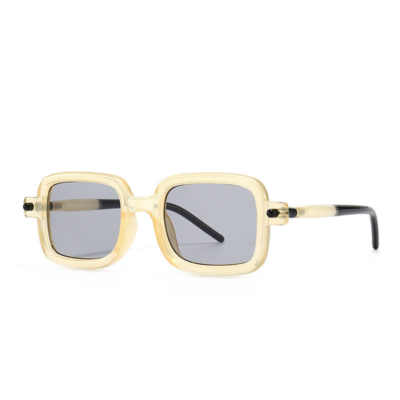 Wholesale New Thick Square Frame PC Men's Sunglasses